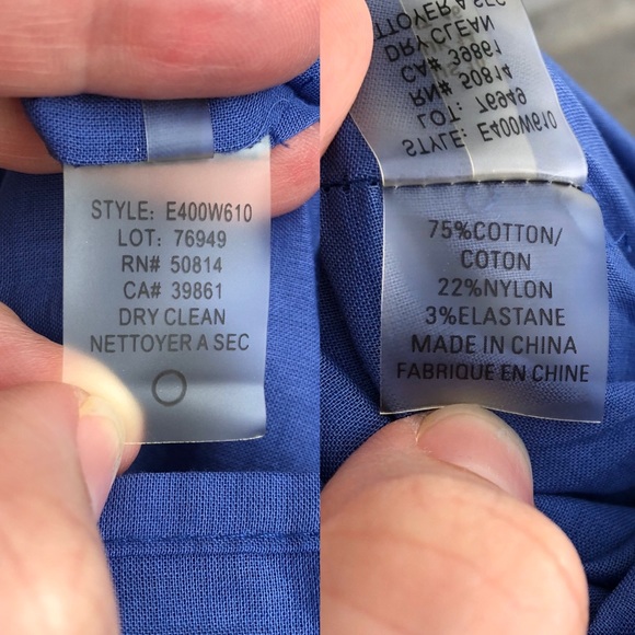 Elie Tahari royal blue sleeveless dress size 10 - Picture 5 of 6